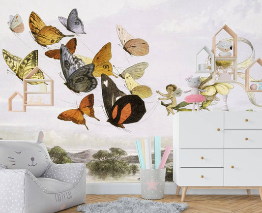 Colorful and whimsical: transforming kids' rooms with mural wallpaper