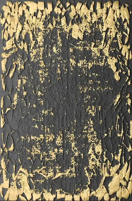Abstract Golden Black Tree Wall Art Fine Art Canvas Prints For Living Room Dining Room Entrance Art