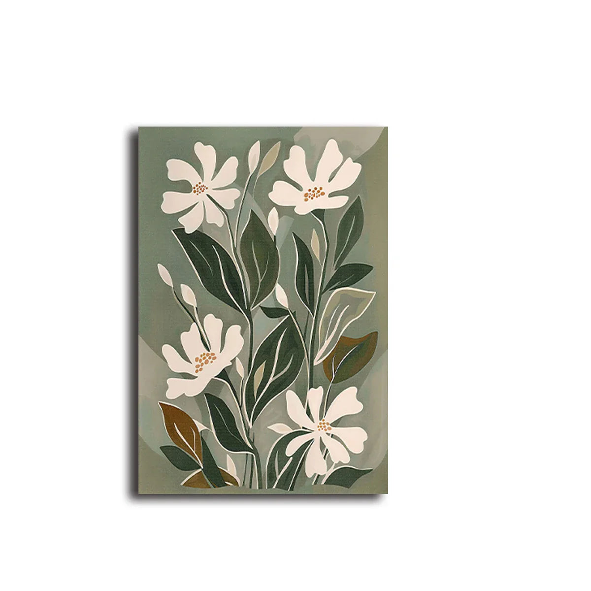 Bohemian Floral Wildflower Boho Wall Art Canvas Prints Modern Botanical Artworks For Living Room Dining Room Floral Art For Modern Interiors