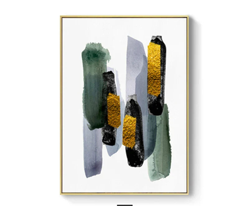 Abstract Mountain Landscape Wall Art Canvas Prints For Modern Apartment Living Room Bedroom Art Decor