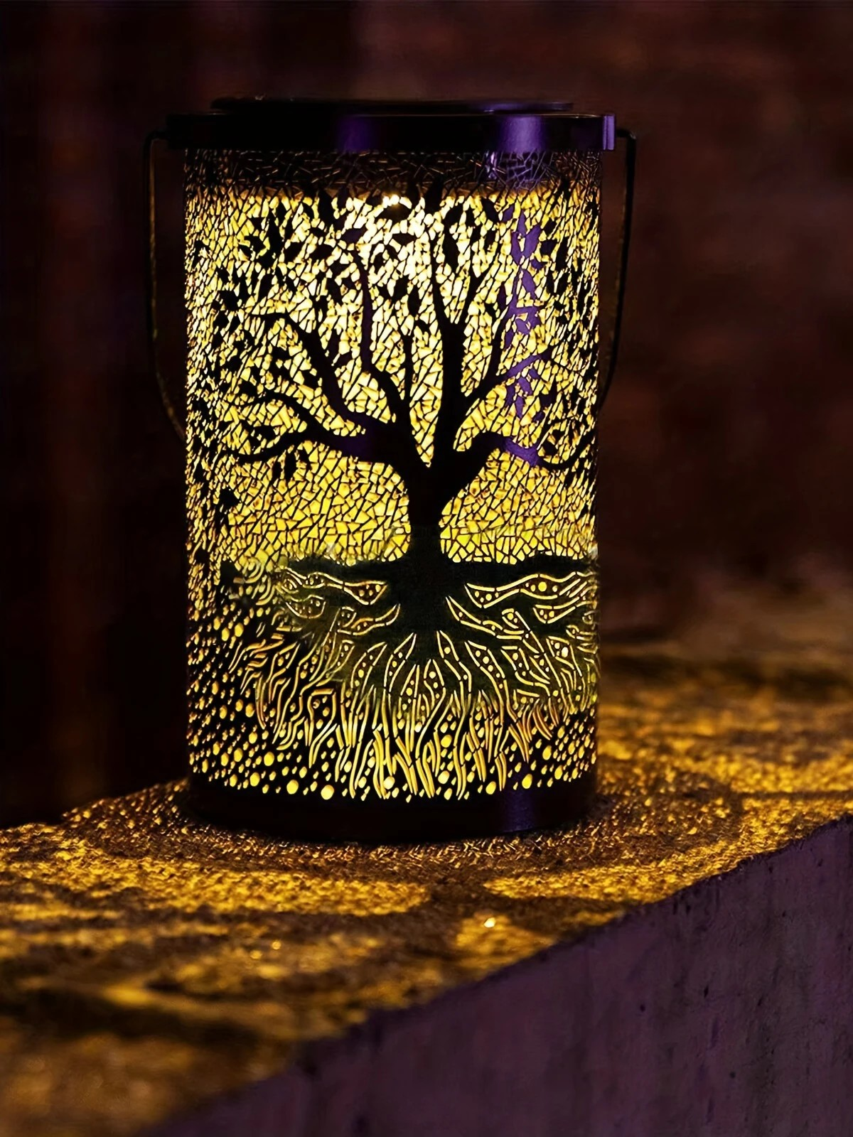 Solar Hanging Lantern – Waterproof Decorative LED Outdoor Light