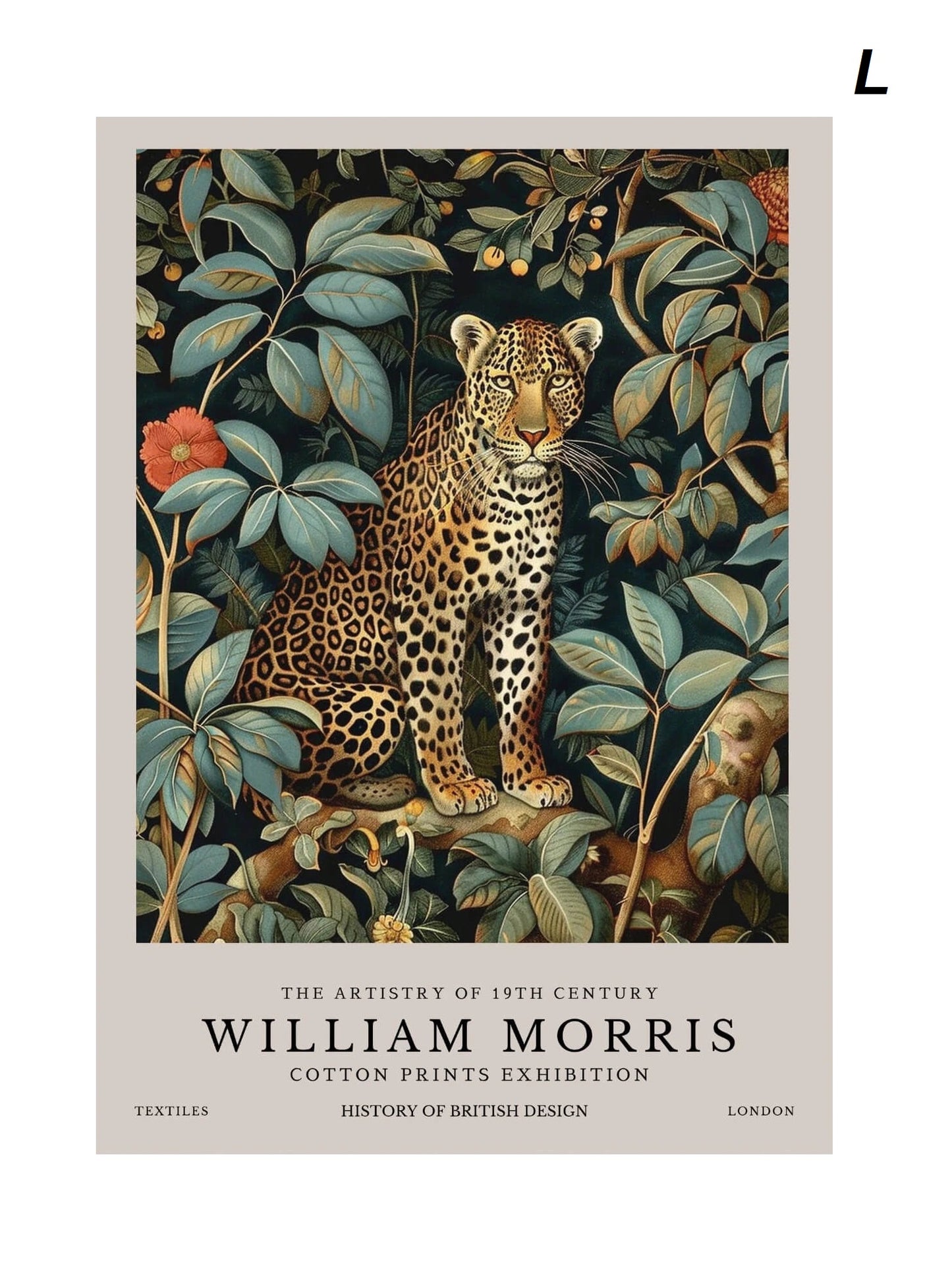 William Morris Wall Art Retro Museum Exhibition Poster Fish Dragon Fox Deer Butterflies Peacock Canvas Prints Fine Art For Living Room Décor