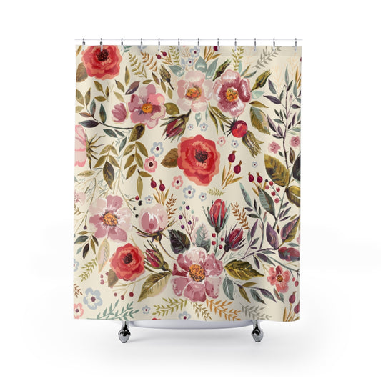 Floral Story Shower Curtains