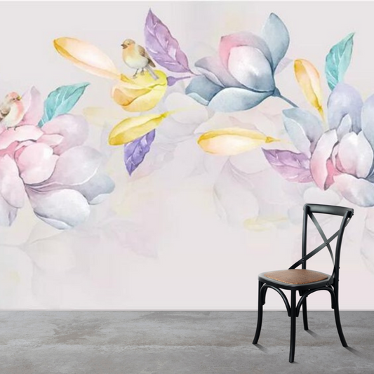 Magnolia Flowers Wall Mural (SqM)