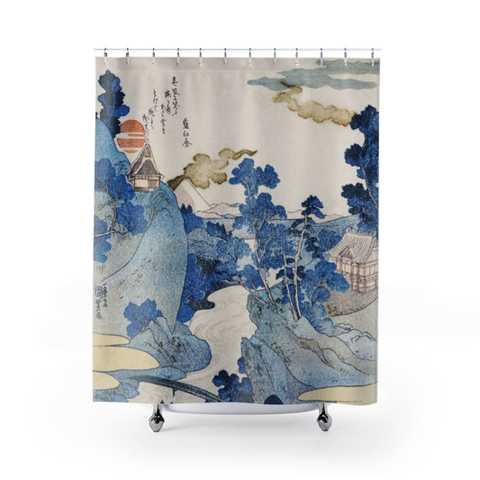 Japanese Morning Shower Curtains