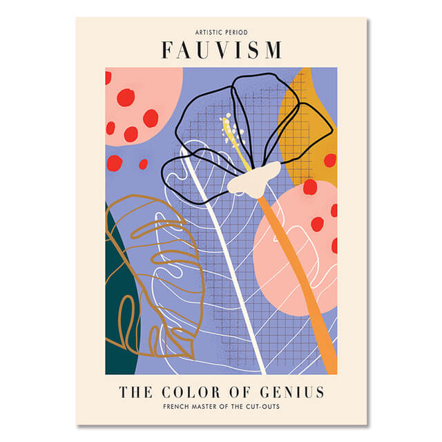 Bauhaus Exhibition Abstract Canvas Prints | Minimalist Impressionism Cubism Fauvism Famous Painting Fine Art For Modern Living Room Home Décor