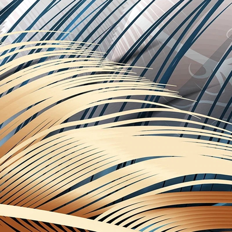 Colorful Feathers Mural Wallpaper (SqM)
