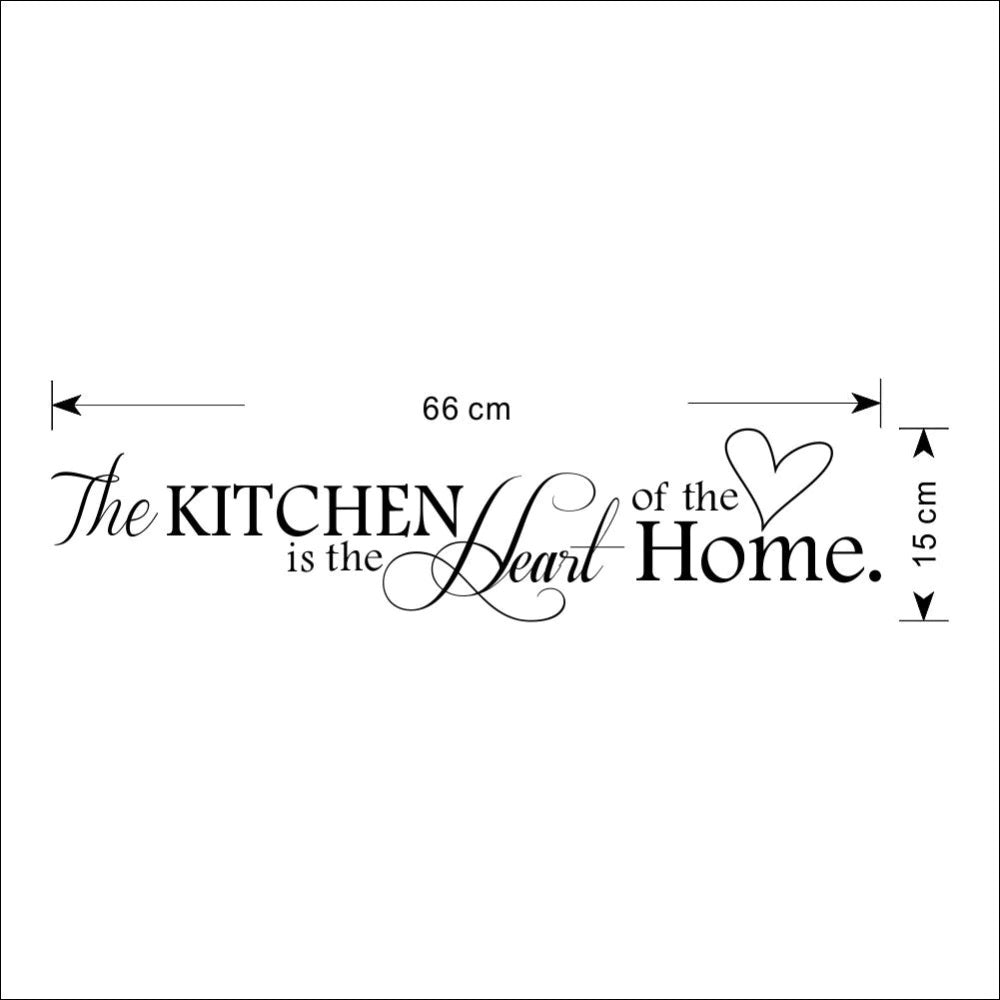 Kitchen Heart of Home Wall Decal