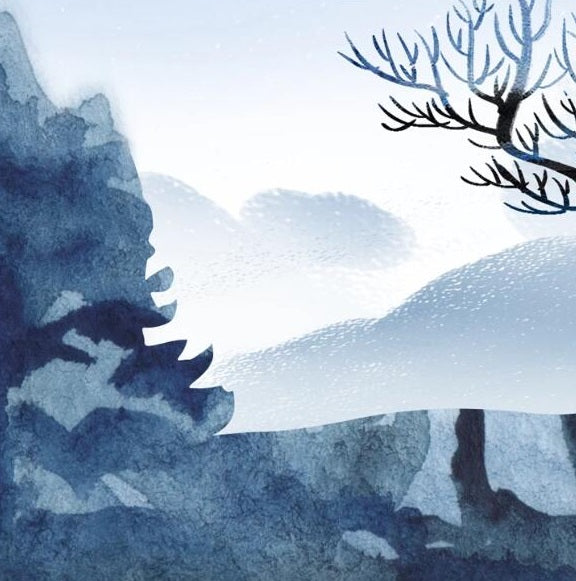 Blue Landscape Mural Wallpaper (SqM)