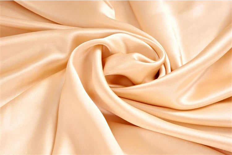 Champagne 4 Piece Mulberry Silk Bedding Set