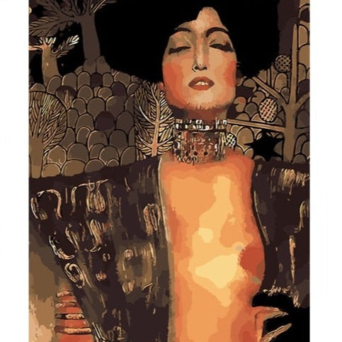 DIY Paint By Numbers - Judith and the Head of Holofernes by Klimt Painting Canvas