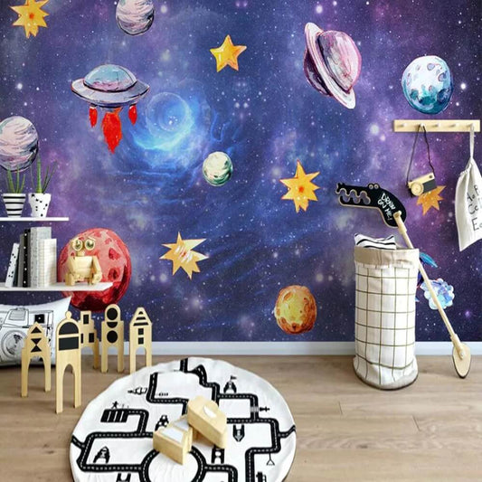 Galaxy Trip Mural Wallpaper (SqM)