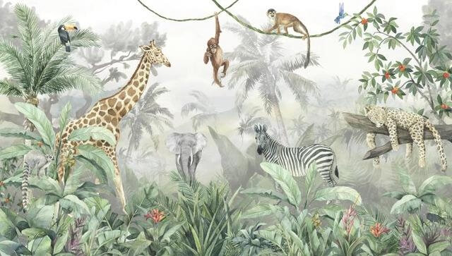 Jungle Habitat Mural Wallpaper (SqM)
