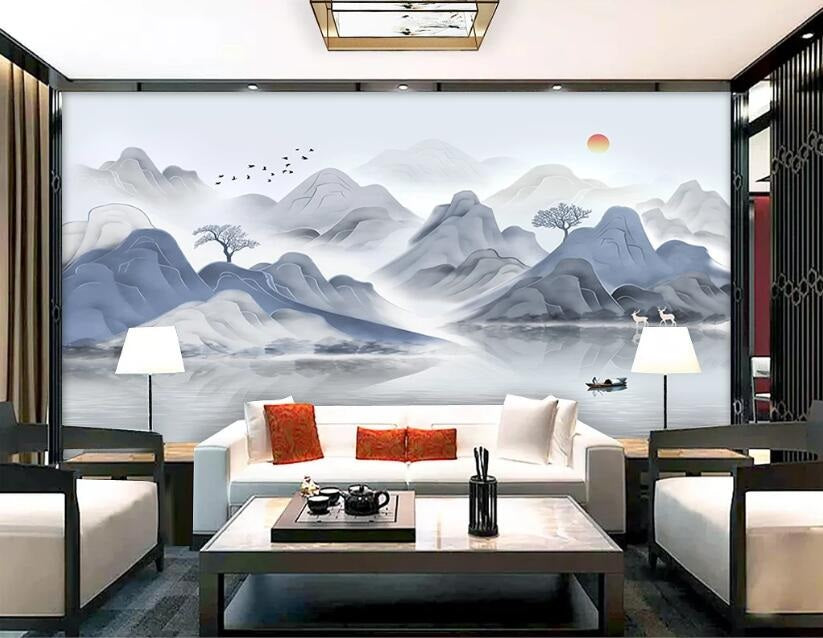 Peaceful Morning Mural Wallpaper (SqM)