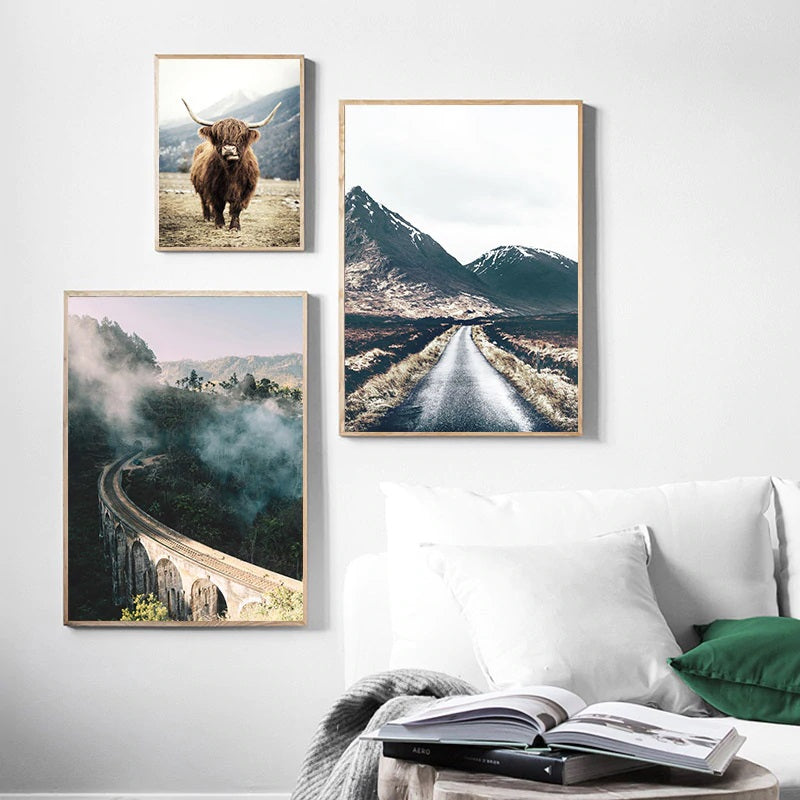 Nordic Landscape Canvas Print
