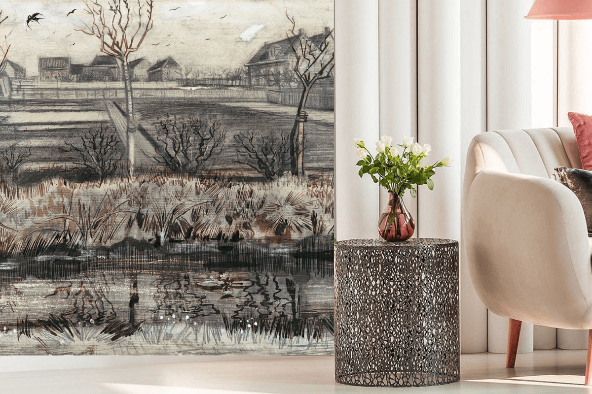 Nursery on Schenkweg by Van Gogh Mural Wallpaper (SqM)