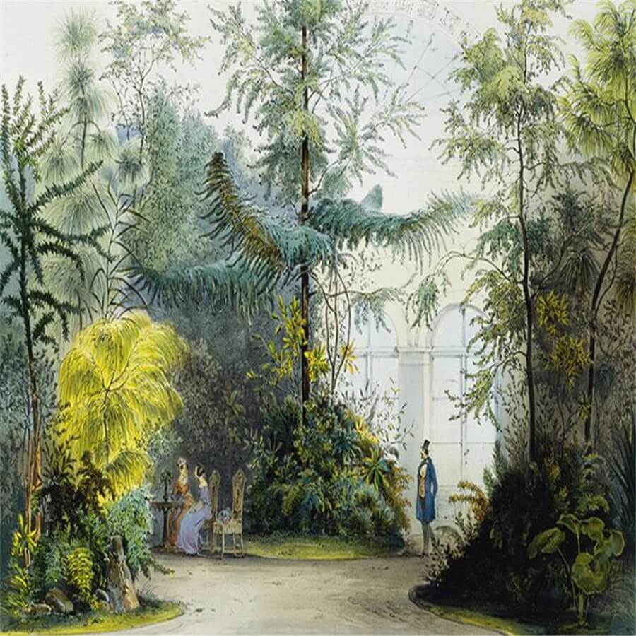 Pine Trees Landscape Mural Wallpaper (SqM)