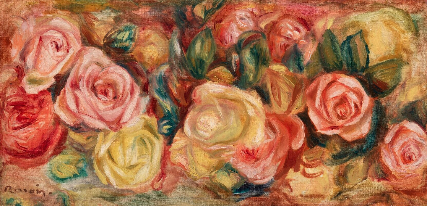 Roses by Renoir Mural Wallpaper (SqM)