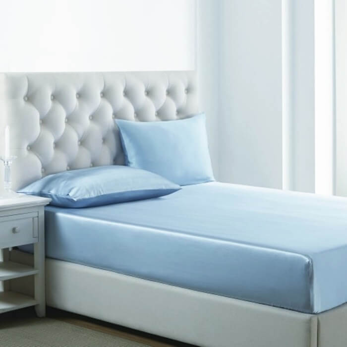 Blue Sky 3 Pieces 19 MM Mulberry Silk Bedding Set