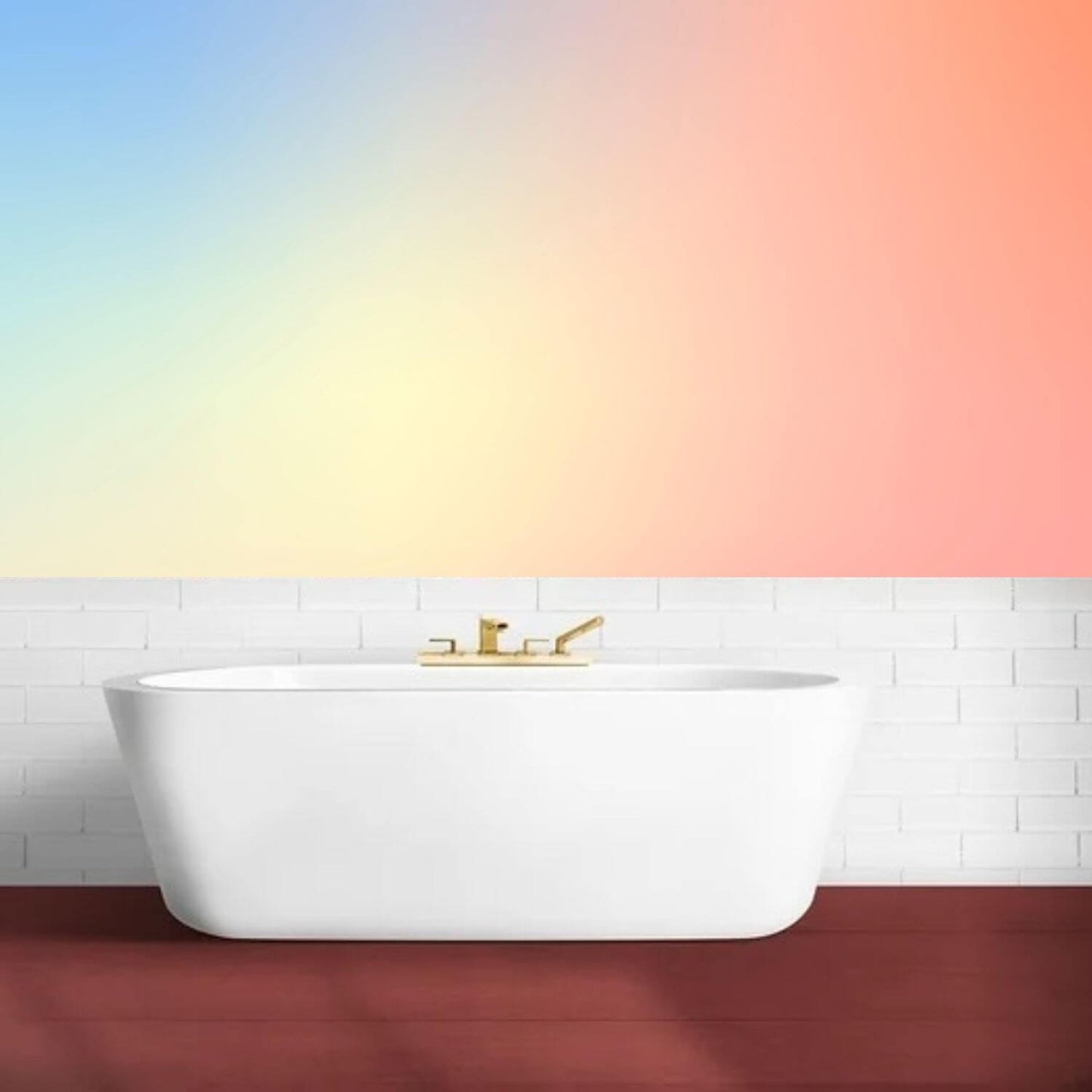 Vibrant Summer Ombre Mural Wallpaper (SqM)