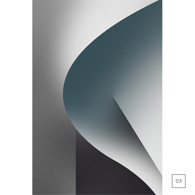 Minimalist Dark Geometric Gradients Abstract Canvas Prints | Wall Art For Modern Apartment Living Room Office Decor