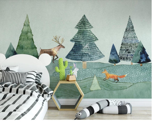7 Heartwarming wallpapers for a kid bedroom