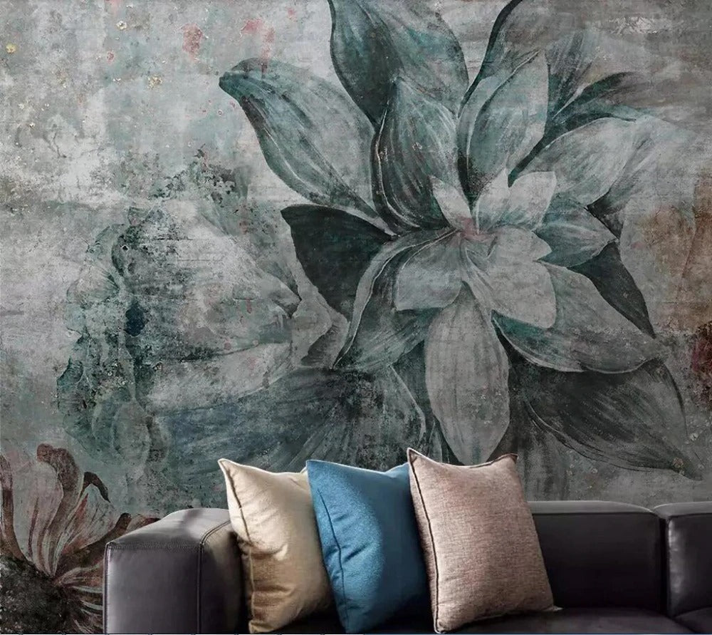 Amazing vintage floral wallpapers to create a moody ambiance