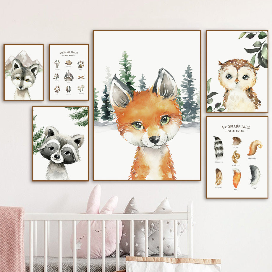The magic of wall art for nursery and kids room décor