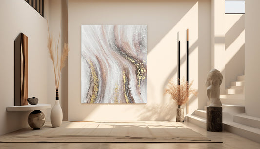 The Rise of Textured Wall Art: Why Designers Are Replacing Traditional Prints with Hand-Painted Canvas