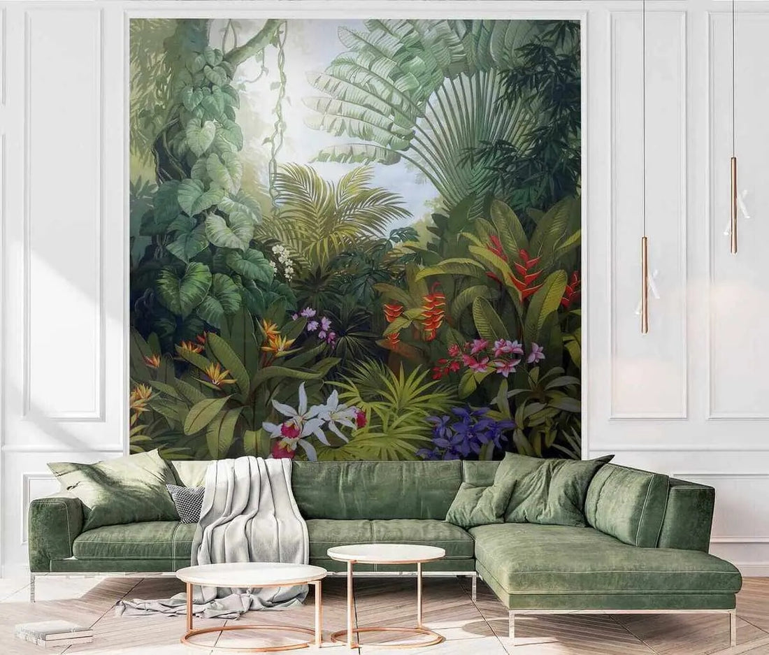 Bringing Nature Indoors: Transform Your Space with Forest Mural Wallpaper