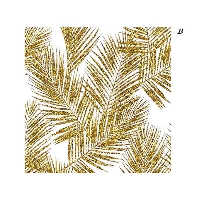 Abstract Golden Leaves Black White Wall Art Canvas Prints Nordic Minimalist Poster For Modern Living Room Bedroom Home Décor