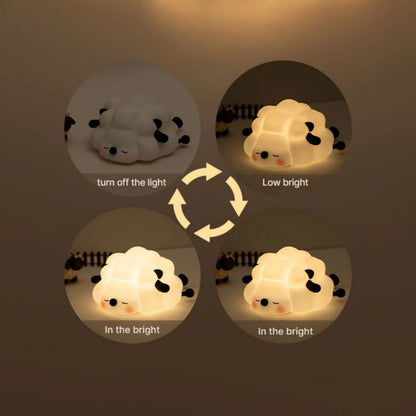 Cute Sheep Silicone Lamp Squishy Night Light Kid Lamp
