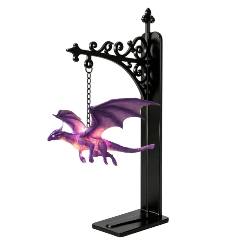 Flying Dragon Bookshelf Lamp – Magical LED Reading Nook Night Light for Fantasy Bookshelf Decor
