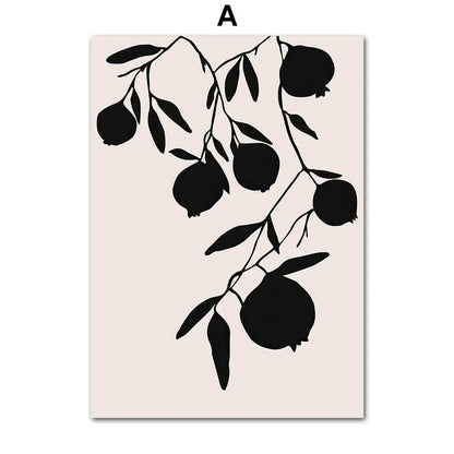 Abstract Line Vase Girl Retro Wabi-Sabi Wall Art Canvas Print Modern Beige Poster For Living Room Bedroom Home Decor