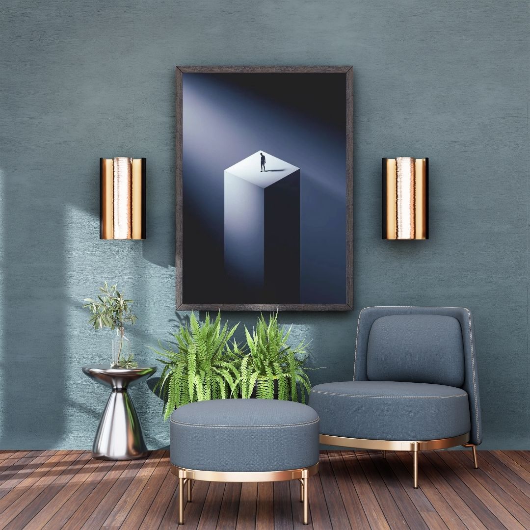 Abstract Black White Architectural Arch Modern Wall Art Canvas Print Minimalist Poster for Living Room Bedroom Decor