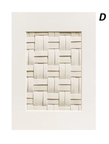 Abstract Modern 3D Effect Geometric Wabi Sabi Wall Art Canvas Print Minimalist Japandi Art Print For Scandinavian Living Room Wall Decor