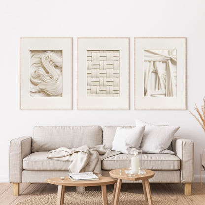 Abstract Modern 3D Effect Geometric Wabi Sabi Wall Art Canvas Print Minimalist Japandi Art Print For Scandinavian Living Room Wall Decor