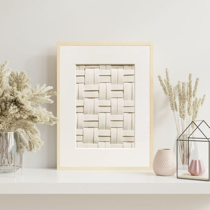 Abstract Modern 3D Effect Geometric Wabi Sabi Wall Art Canvas Print Minimalist Japandi Art Print For Scandinavian Living Room Wall Decor