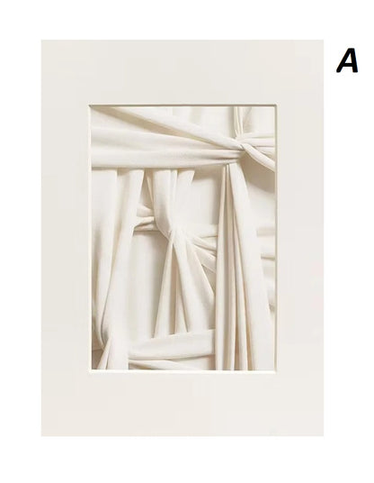 Abstract Modern 3D Effect Geometric Wabi Sabi Wall Art Canvas Print Minimalist Japandi Art Print For Scandinavian Living Room Wall Decor