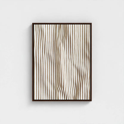 Abstract Vertical Lines Framed Wall Art Canvas Print