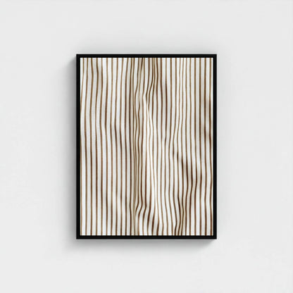 Abstract Vertical Lines Framed Wall Art Canvas Print