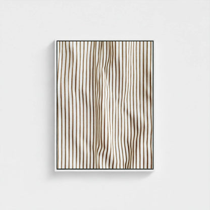 Abstract Vertical Lines Framed Wall Art Canvas Print