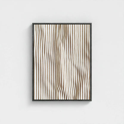 Abstract Vertical Lines Framed Wall Art Canvas Print