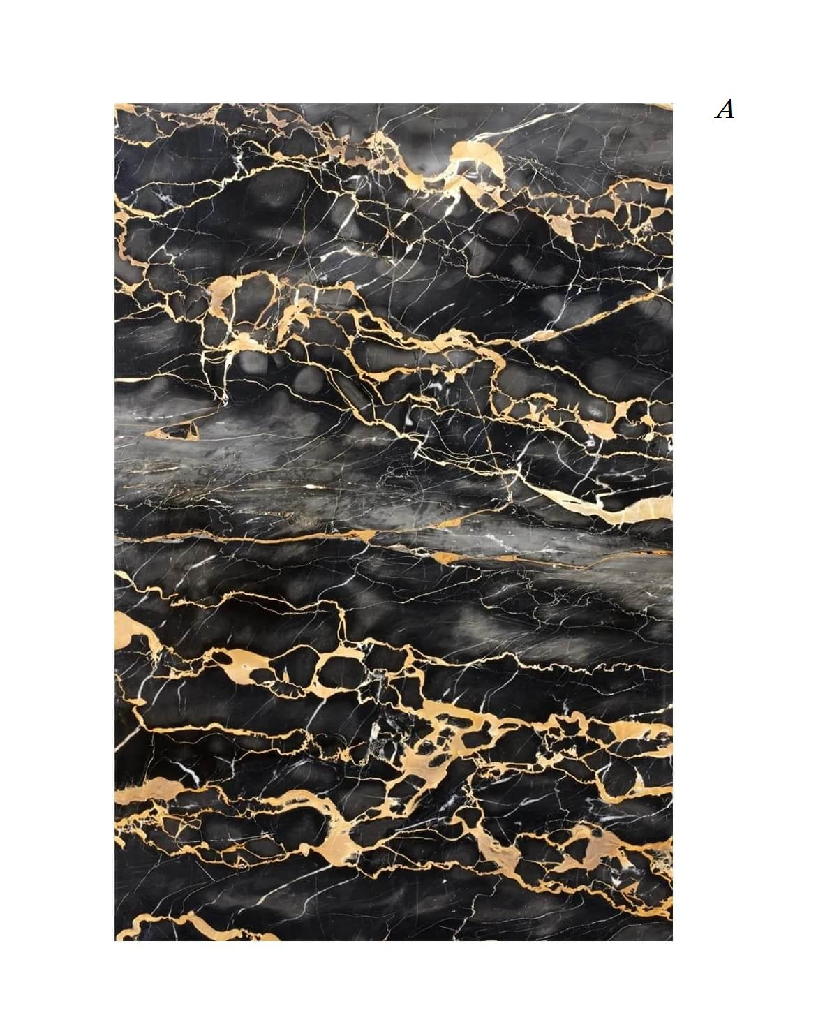 Abstract Blue Golden Marble Canvas Prints Nordic Wall Art Black Golden Texture Poster For Modern Bedroom Hotel Living Room Décor