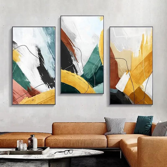 Abstract Colorful Splash Canvas Prints Wall Art Modern Pictures For Living Room Bedroom Contemporary Home Décor