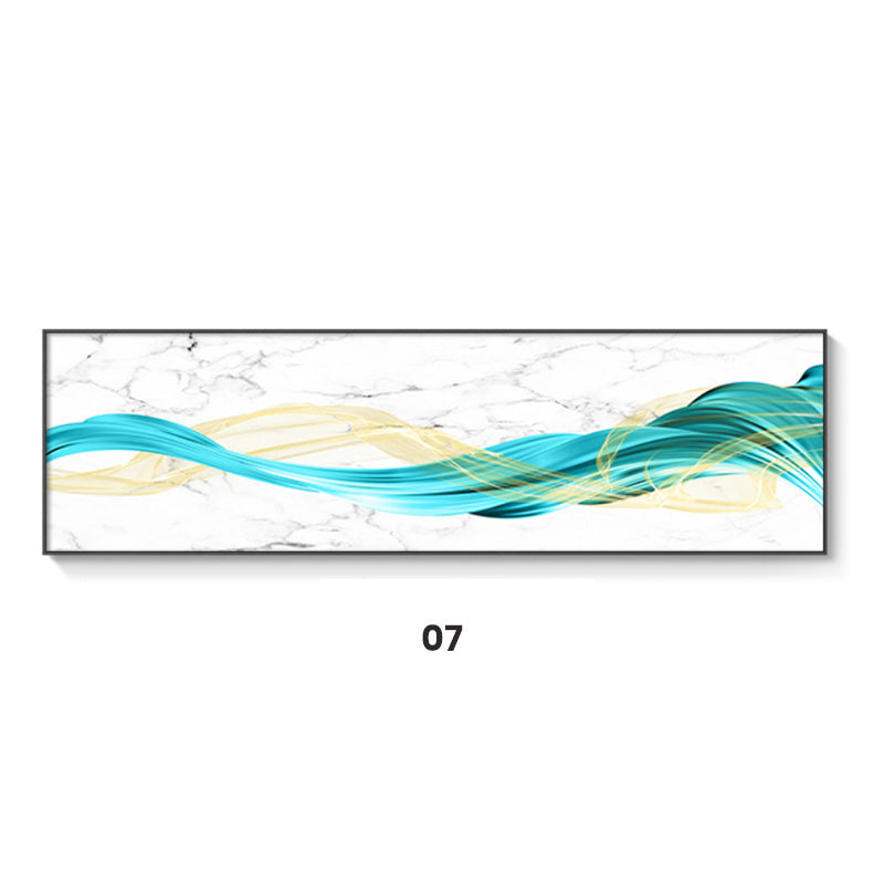 Abstract Flowing Wide Format Wall Art Canvas Prints Modern Poster For Living Room Above The Sofa Decor