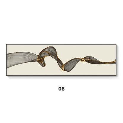 Abstract Flowing Wide Format Wall Art Canvas Prints Modern Poster For Living Room Above The Sofa Decor