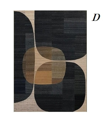 Abstract Geometric Black Brown Canvas Prints Modern Wall Art Pictures For Stylish Living Room Office Décor