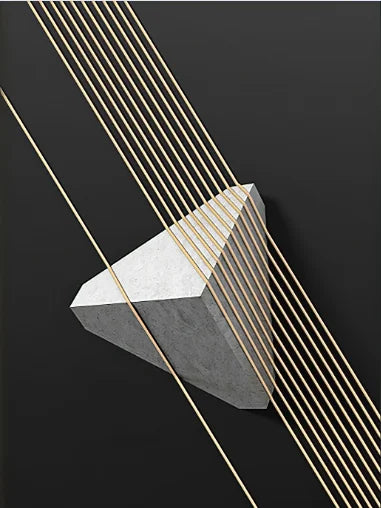 Abstract Geometric Modern Aesthetics Wall Art Fine Art Canvas Prints Pictures For Urban Apartment Living Room Dining Room Art For Contemporary Interior Design