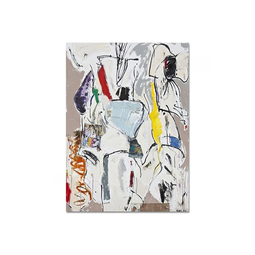 Expressive Abstract Canvas Artwork | Contemporary Hand-Painted Wall Decor